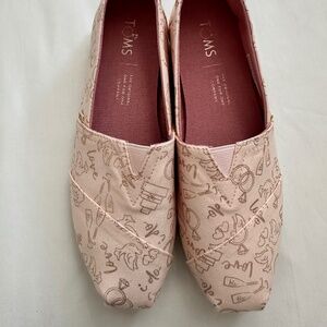 Toms Wedding Bridal Flats SZ 7